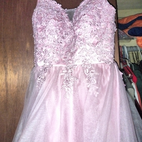Dusty rose homecoming dress size 6 womens imported from china H.S.D - Picture 2 of 5